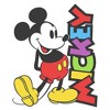 Boy's Mickey & Friends Retro Character Name T-Shirt - image 2 of 4