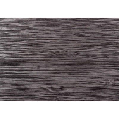 Gray Wood and Chrome Metal Rectangular Accent Table with Storage