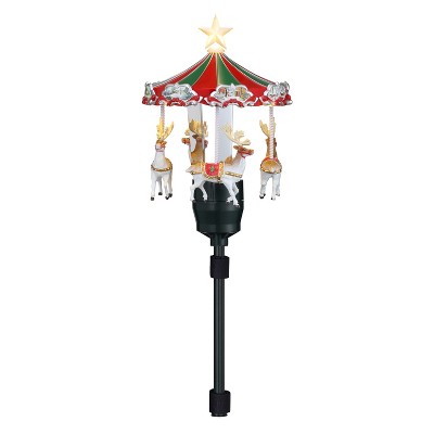 Mr. Christmas Animated LED Carousel Christmas Tree Topper