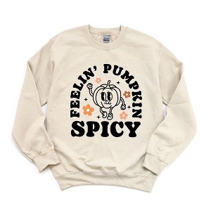 Simply Sage Market Women's Graphic Sweatshirt Spicy Pumpkin - 1 of 4