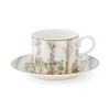 Spode Kit Kemp Tall Trees Teacup & Saucer - 10 fl. oz. Porcelain Cup with Swaying Tree Design in Calming Chalky Shades - 2 of 4