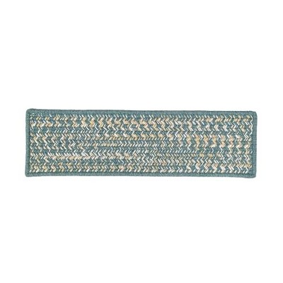 Colonial Mills Monterey Wool Tweed Stair Treads - Teal 8"x28"