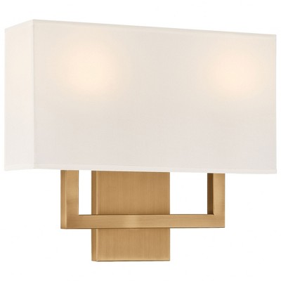 Access Lighting Mid Town 2 - Light Wall Light in  Antique Brushed Brass