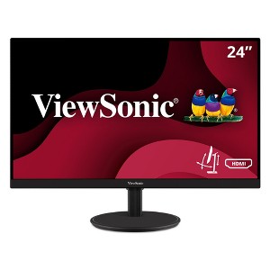 ViewSonic VA2447-MHJ 24 Inch Full HD 1080p Monitor with Advanced Ergonomics, Ultra-Thin Bezel, AMD FreeSync, 100Hz, Eye Care, and HDMI, VGA Inputs for - 1 of 4