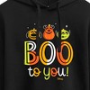Women's - Disney - Boo To You Cropped Graphic Hoodie - 2 of 3