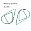 Unique Bargains Drop-Shaped Decorative Bookmark Metal Small Size Paper Clip 100 Pcs - 4 of 4