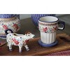 Blue Rose Polish Pottery D081 Manufaktura Cow Creamer - 2 of 2