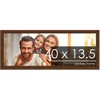 PosterPalooza | Panoramic Simple Brown Picture Frame - UV Acrylic, Foam Board Backing, Hanging Hardware - 2 of 4