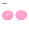 Unique Bargains Resin Snap Fastener Round Flat 4-Hole Sewing Buttons 10 Pcs - 3 of 4