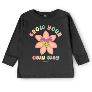 The Juniper Shop Mini Smiley Grow Your Own Way Toddler Long Sleeve Tee - 1 of 4