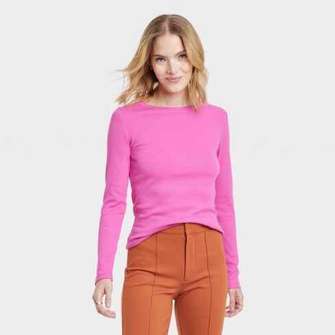 hot pink long shirt