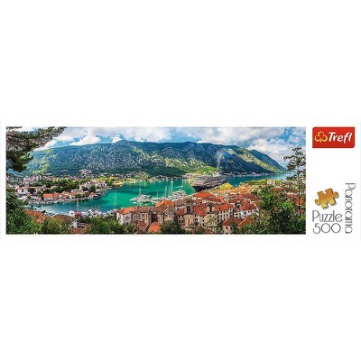 Trefl Panorama Kotor Montenegro Jigsaw Puzzle - 500pc