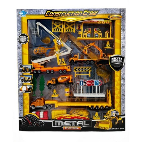 Construction vehicle playset on sale