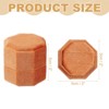 Unique Bargains Velvet Octagon Wedding Proposal Engagement 2 Slot Jewelry Storage Ring Box - 2 of 4