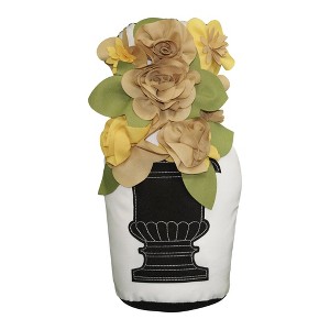 7" x 11" Floral Bouquet Door Stopper - Edie@Home
 - 1 of 4