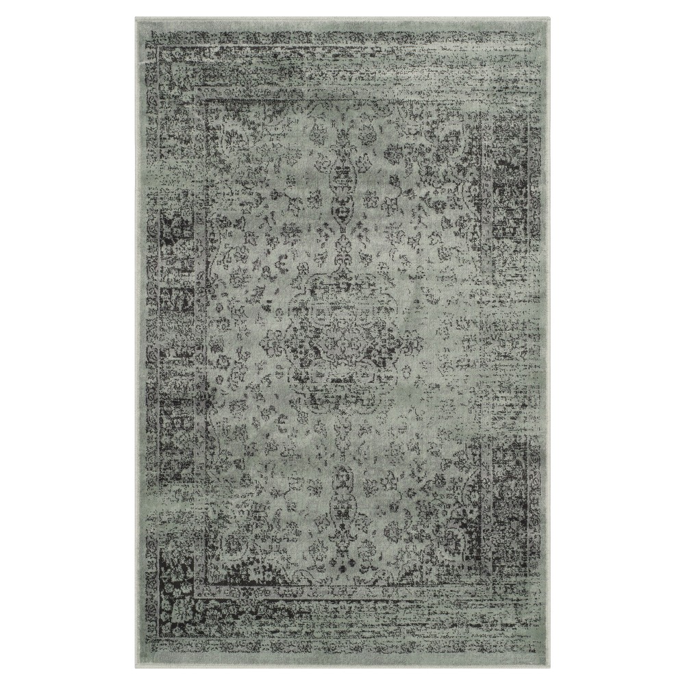 Simon Vintage Inspired Rug - Green (3'x4') - Safavieh