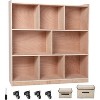 8-Sectiontoy Storage Cabinet with 4 Casters&2 Storage Boxes, Easy-to-Clean Surface,Book Shelf for Kids Rooms, School,Kindergarten, Playroom Storage - 2 of 4