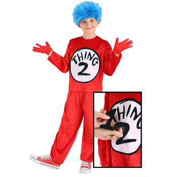 HalloweenCostumes.com Dr. Seuss Thing 1 and Thing 2 Costume for Kids.