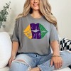 Simply Sage Market Women's Mardi Gras Lips Short Sleeve Graphic Tee - 2 of 3