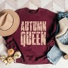 Autumn Queen Block Distressed - Women's Graphic Sweatshirt - 2 of 4