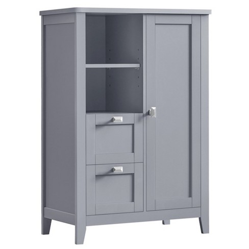 VASAGLE Bathroom Storage Cabinet with 4 Adjustable Shelves