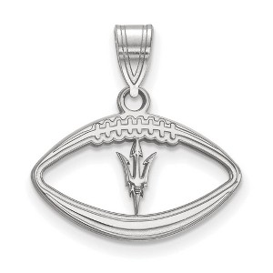 Black Bow Jewelry Sterling Silver Arizona State Sun Devils NCAA Pendant - 1 of 3