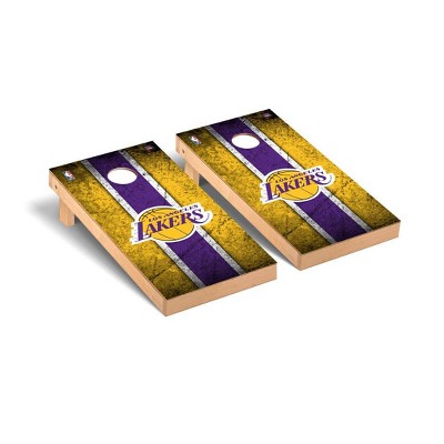NBA Los Angeles Lakers Premium Cornhole Board Vintage Version