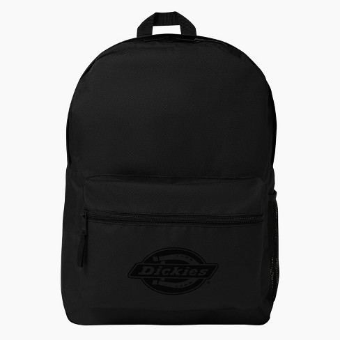 Dickies Logo Backpack, Black w/ Black Logo (BKBK),