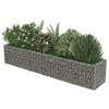 vidaXL Gabion Raised Bed Galvanized Steel 106.3"x19.7"x19.7" - 4 of 4