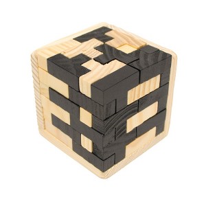 Zummy 54 Piece Wooden Brain Teaser Puzzle, Educational Toy for Kids - 1 of 4