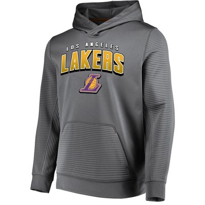 gray lakers hoodie