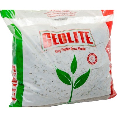 Hydrofarm GEOLITE Clay Pebble Grow Media – 10L (0.3 CF) Natural Clay for Hydroponics, Aquaponics, and Soil Drainage – 8–20mm Reusable Growing Medium