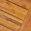 Vynxaria Rustic Acacia Wood Coffee Table - Sandblast Finish for Outdoor Elegance - 4 of 4
