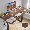 Infurnic Desks, Standing Desk with Splice Board, Adjustable Height Sit Stand Desk for Office or Home, Brown, 24"*48"*27.5" - 4 of 4