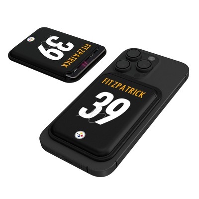 Keyscaper NFL Pittsburgh Steelers Players Game Tactic Black Magnetic Credit Card Wallet