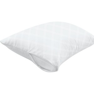AllerEase Ultimate Comfort Breathable Pillow Protector-White (King)