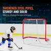 VEVOR Youth Street Hockey Net, Indoor Outdoor Steel Hockey Goal, Portable Lightweight Youth Street + Roller for Kids - 3 of 4