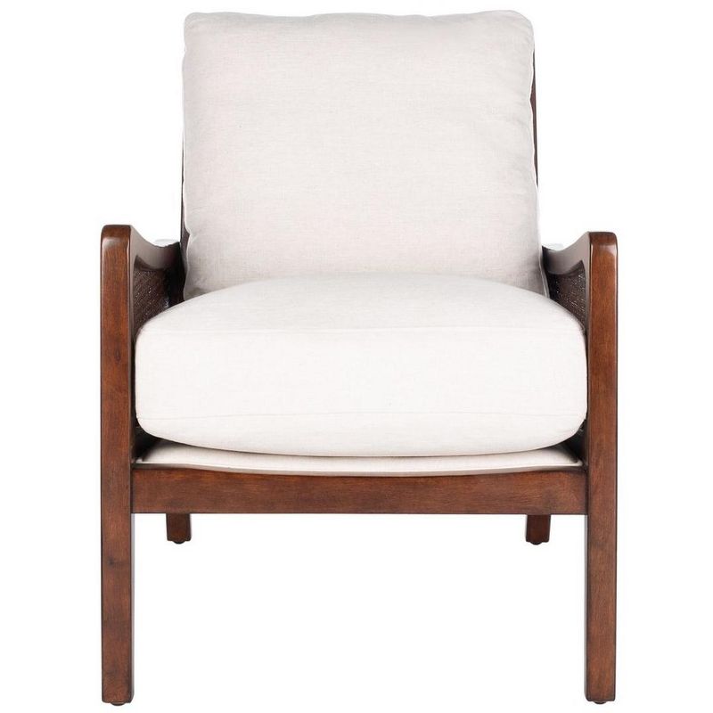 Moretti Wood Frame Accent Chair - Oatmeal - Safavieh., 1 of 10