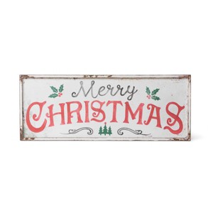 Park Hill Collection Merry Christmas Iron Plaque - 1 of 4