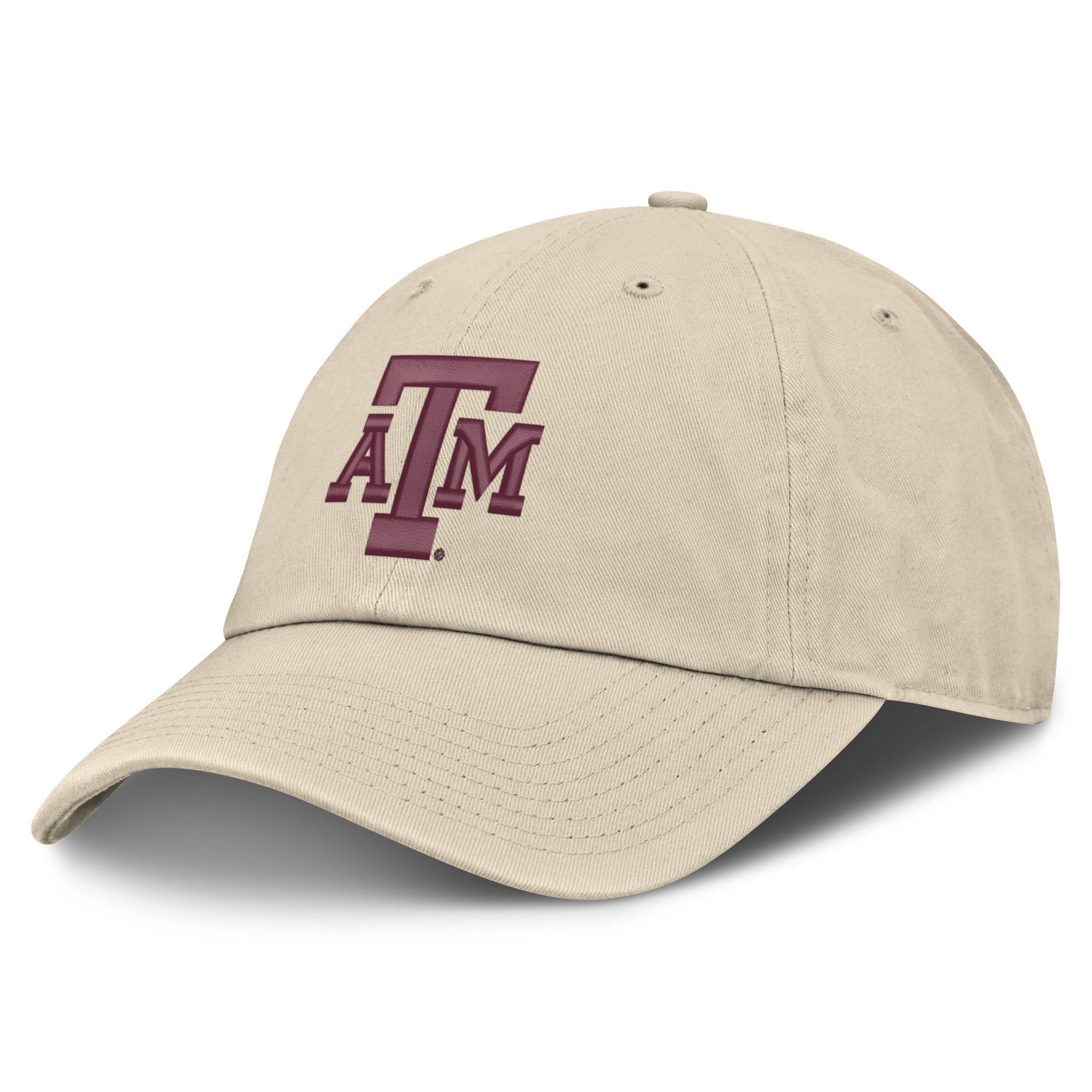NCAA Texas A&M Aggies Khaki Tonal Relaxed Fit Adjustable Hat