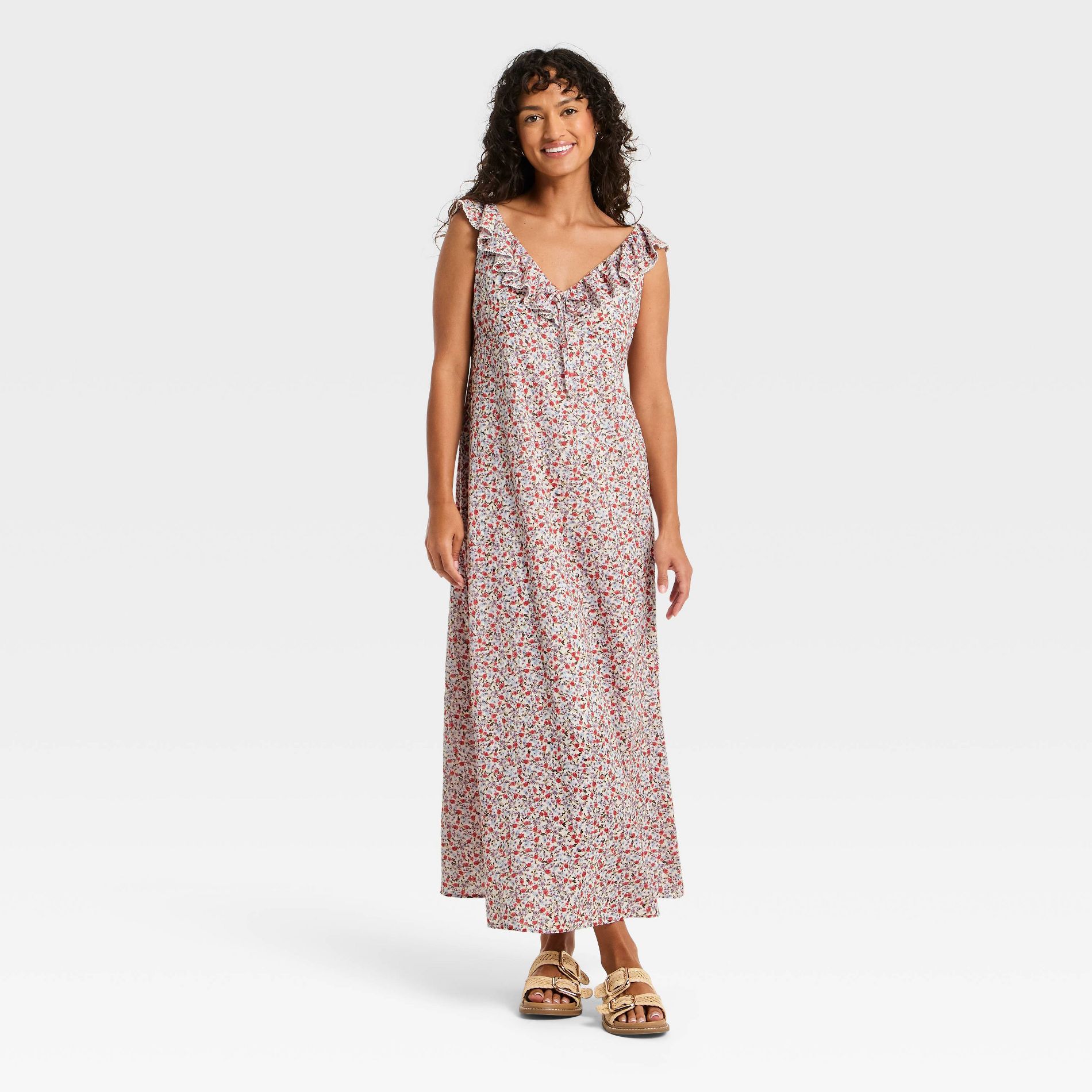 Women's Ruffle Maxi Sundress - Universal Thread™