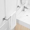 BWE 4-Piece Bath Hardware Set with Towel Bar Hand Towel Holder Toilet Paper Holder Towel Hook Square - 2 of 4