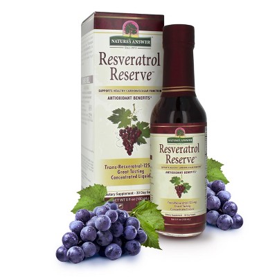 Nature's Answer Resveratrol Reserve Liquid 125mg, 5 Oz