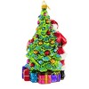 Huras Family 7.5 Inch The Holly Hearth Santa Fireplace Tree Tree Ornaments - 3 of 4