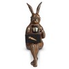 SPI Home Coffee Break Garden Ledge Sitter – 16" Whimsical Sculpture, Relaxed Outdoor Figurine for Patio or Shelf Display - 2 of 3
