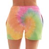 Just Love Women's Loop Terry Tie Dye Shorts - Comfortable and Stylish Loungewear for Summer - 3 of 3
