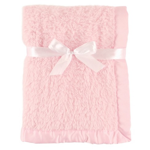 fleece blanket with faux blanket binding