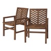 PAGED Outdoor Dining Chairs Modern Wood Patio Chairs with Arms for Patio, Poolside, Garden, Backyard - 4 of 4