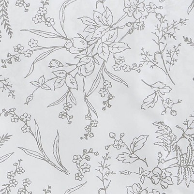 white with grey flowers
