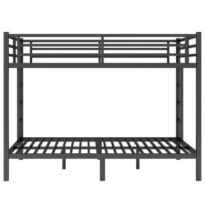 VYNXARIA Gray Metal Queen and Queen Size Bunk Beds for Teens and Adults, Space - Saving Design